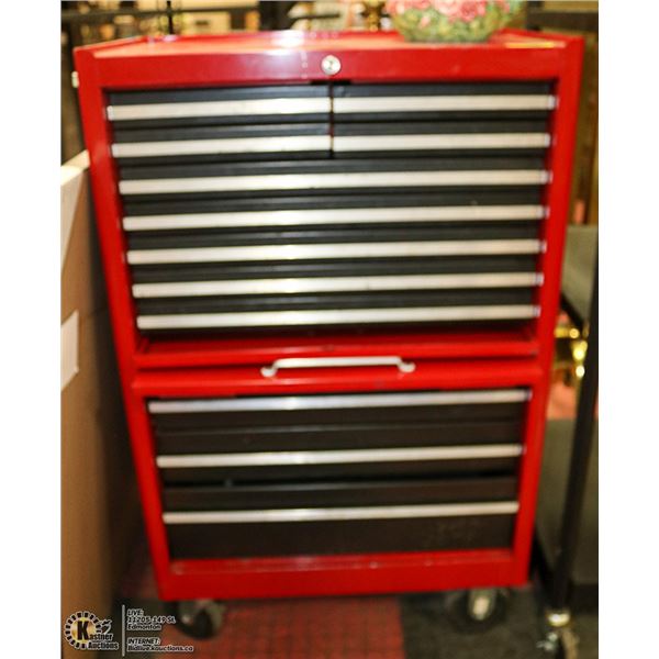 SEARS CRAFTSMAN 12-DRAWER ALL STEEL ROLLING