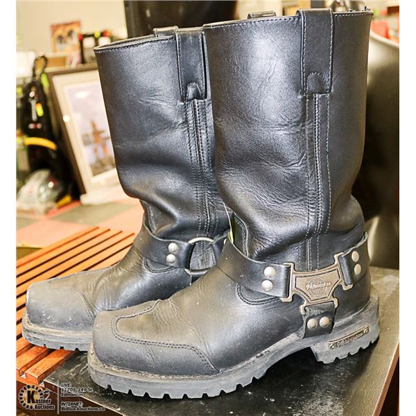 MENS MOTORCYCLE BOOTS SIZE 10