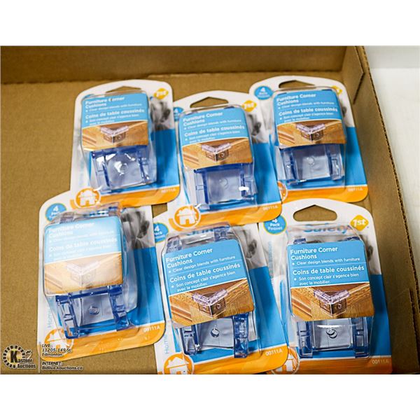 CASE OF 6 NEW SAFETY FIRST DOUBLE LOCKS FOR DRAWER