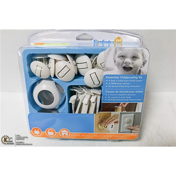 ESSENTIALS CHILDPROOFING KIT INCLUDES 46 PCS