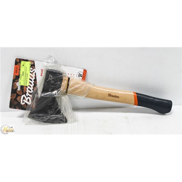 NEW WOOD HANDLED MULTI PURPOSE HATCHET