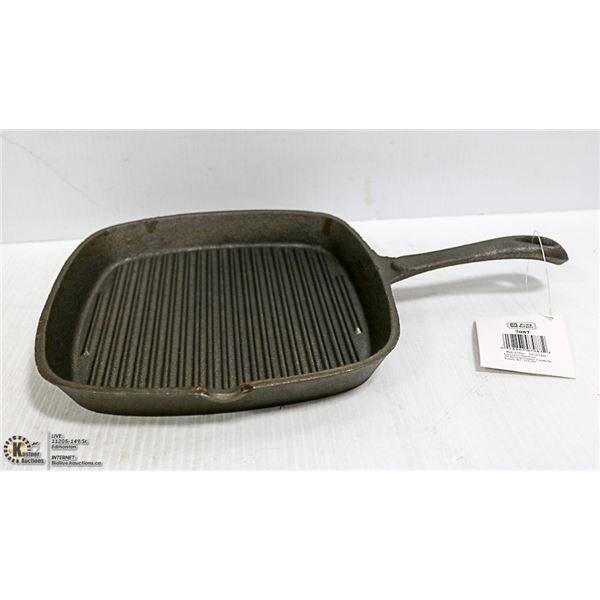NEW 9" X 9" SQUARE CAST IRON SKILLETS