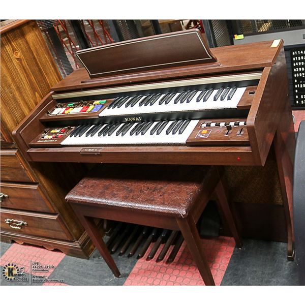 KAWAI ORGAN AND STOOL