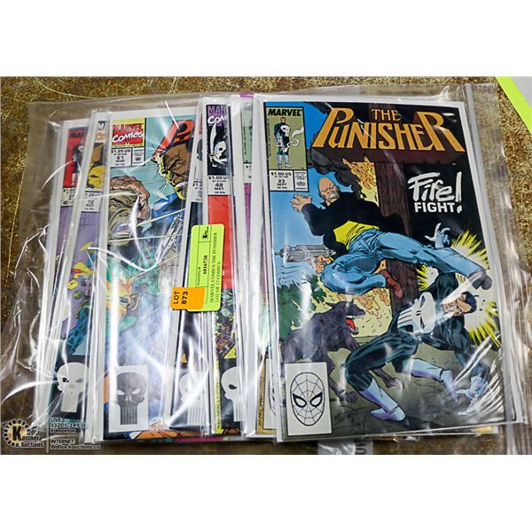 MARVEL COMICS THE PUNISHER LOT OF 17 COMICS