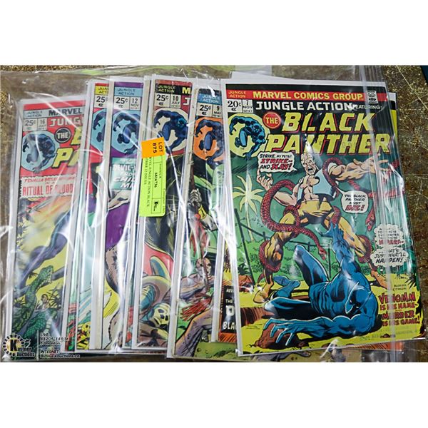 MARVEL JUNGLE ACTION BLACK PANTHER 12 ISSUES
