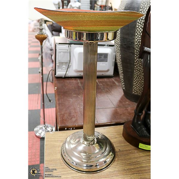 ART GLASS FRUIT BOWL STAND