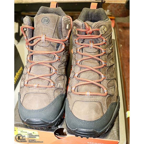 MERRELL MENS 9.5W HIKING BOOTS
