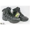 Image 1 : FREE SOLDIER BLACK BOOTS SIZE 10 MADE OF PU COATED