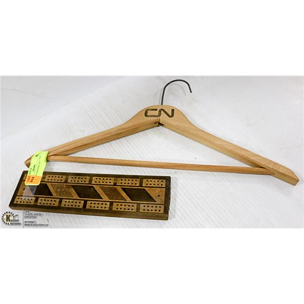 CN JACKET HANGER AND CRIB BOARD
