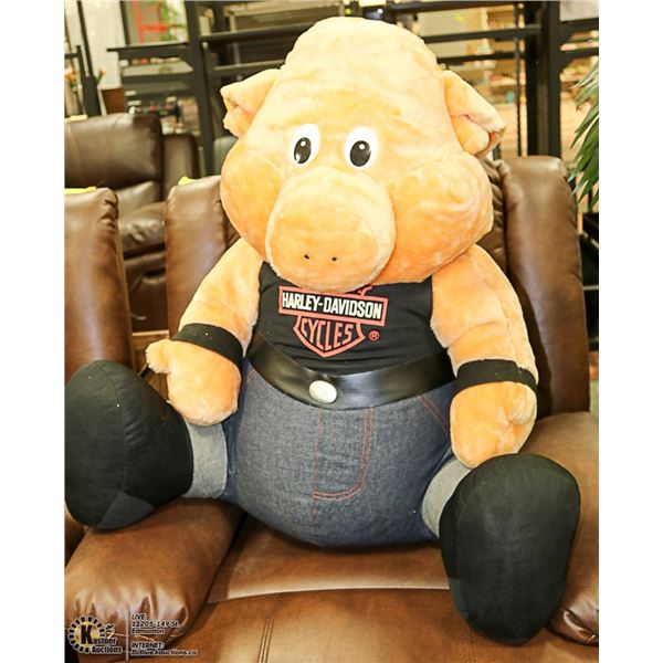 EXTRA LARGE HARLEY-DAVIDSON MOTORCYCLES PIG -