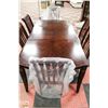 Image 3 : LARGE DINING ROOM TABLE WITH 6 CHAIRS