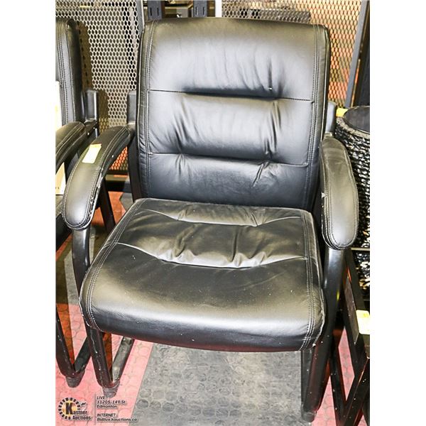 LEATHER ARM CHAIR