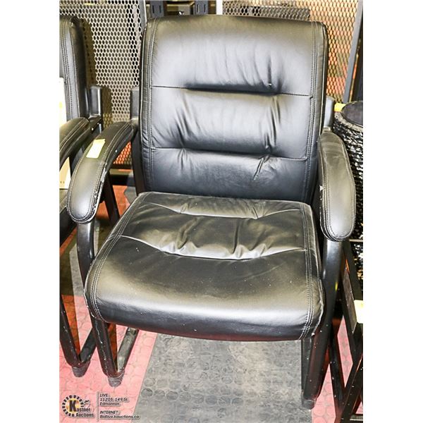 LEATHER ARM CHAIR
