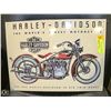 Image 1 : NEW HARLEY-DAVIDSON MOTORCYCLES METAL SIGN