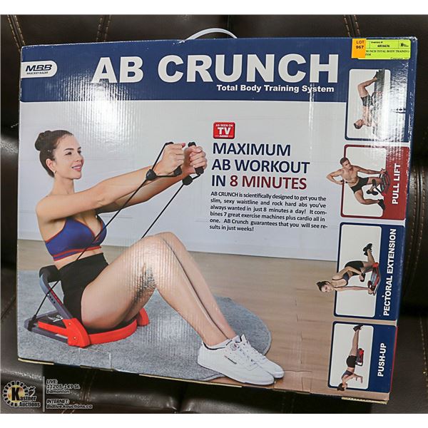 AB CRUNCH TOTAL BODY TRAINING SYSTEM
