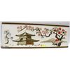 Image 1 : STONE ART ORIENTAL PICTURE 36  X 13