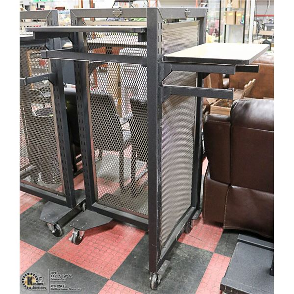 HARLEY DAVIDSON ROLLING CLOTHING RACK