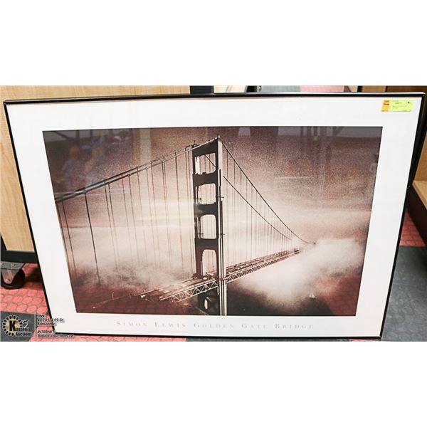 'SIMON LEWIS''  GOLDEN GATE BRIDGE -  28'' X 40''