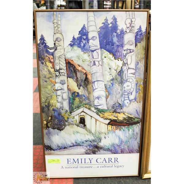 EMILY CARR GROUP OF 7 FRAMED PICTURE