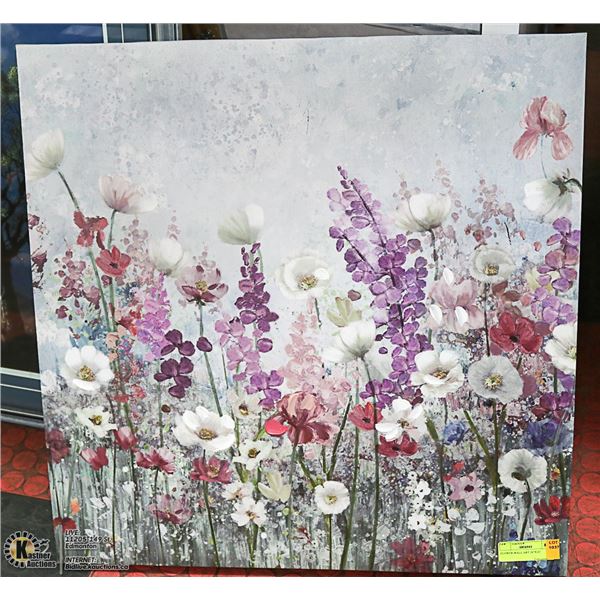 FLOWER WALL ART 24"X24"