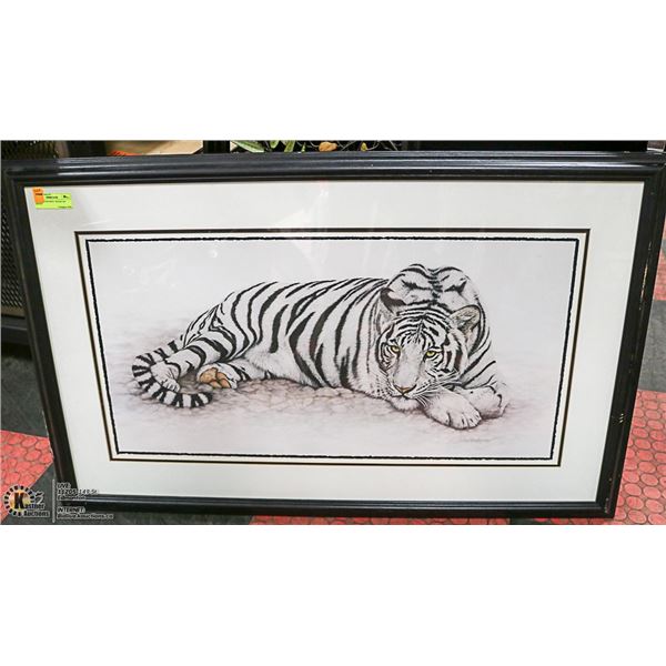 LARGE TIGER PRINT SIGNED BY ARTIST