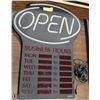Image 1 : OPEN SIGN