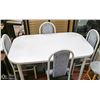 Image 1 : WHITE DINING TABLE AND CHAIRS
