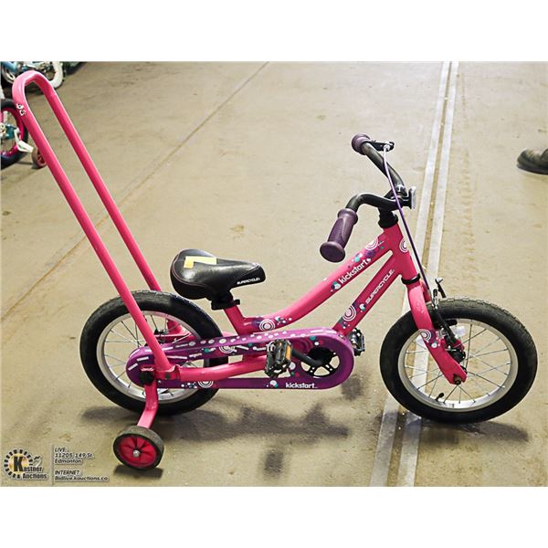 KIDS BIKE WITH TRAINING WHEELS