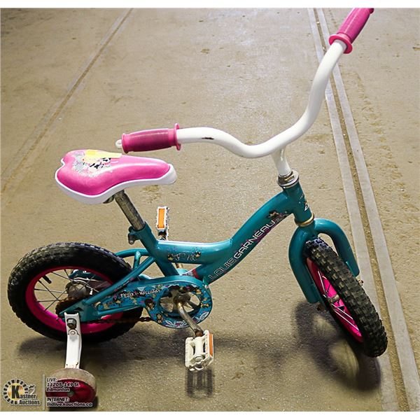KIDS BIKE WITH TRAINING WHEELS