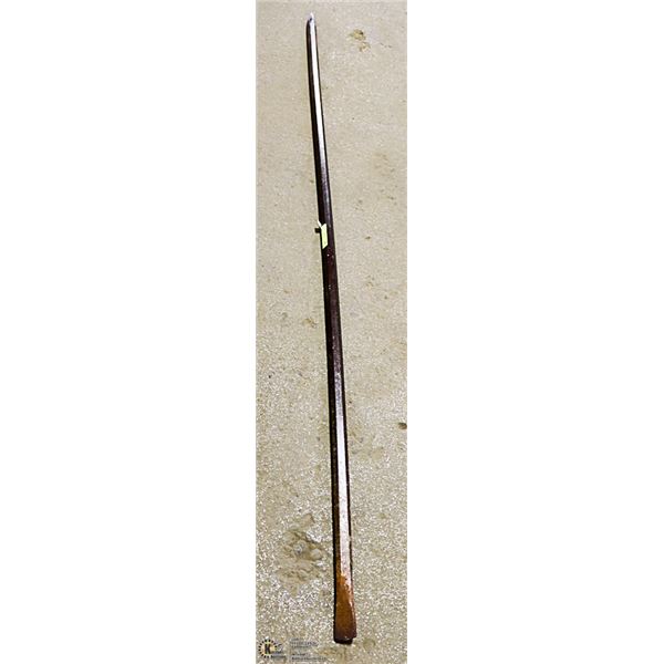 OLD RAILROAD LINING BAR, WIEGHT IS 20 LBS