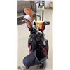 Image 1 : DATREK ROLLING GOLF BAG WITH HARD TOP COVER