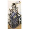Image 1 : SUN MOUNTAIN BLUE TOUR GOLF BAG WITH 10-PC RH