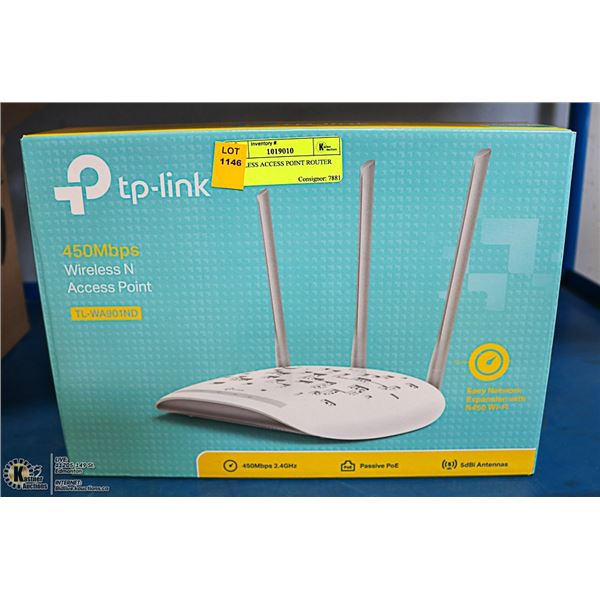 WIRELESS ACCESS POINT ROUTER