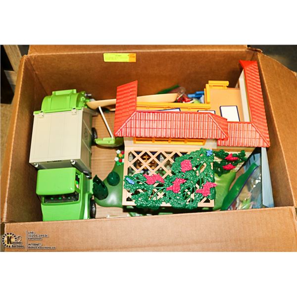 PLAYMOBIL SETS:  VACATION HOUSE, TRUCK