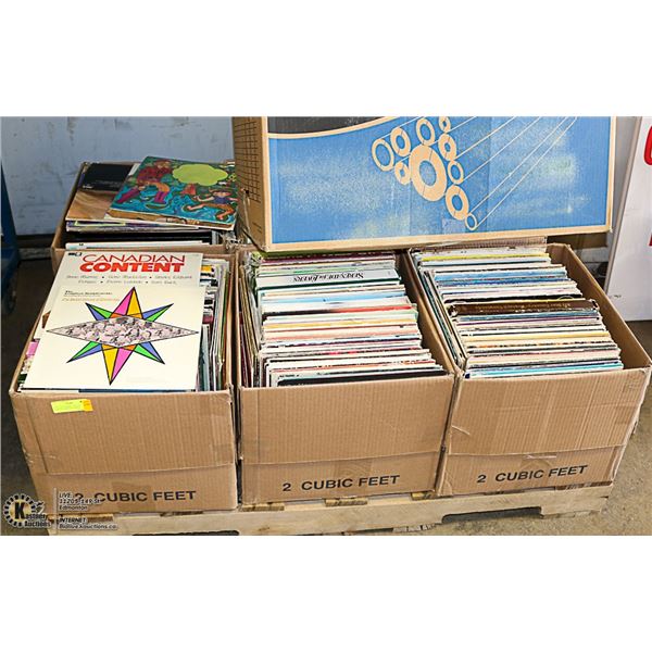 VINYL RECORDS- 6 BOX OF VARIOUS GENRES OF MUSIC