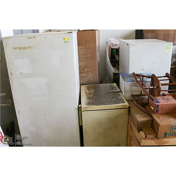 LOT OF 3 ASSORTED FREEZERS - AS IS - MUST BE