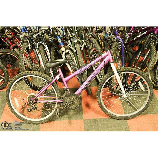 POLICE SEIZURE-PURPLE HUFFY AS IS NO BRAKES