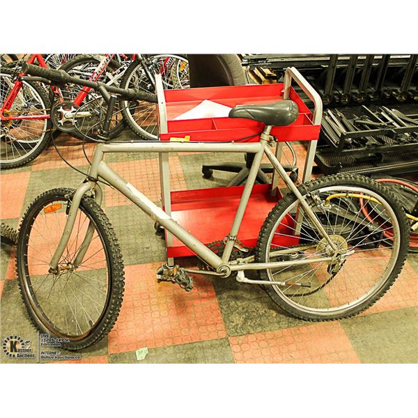 POLICE SEIZURE-GRAY BIKE AS IS,6 SPEED