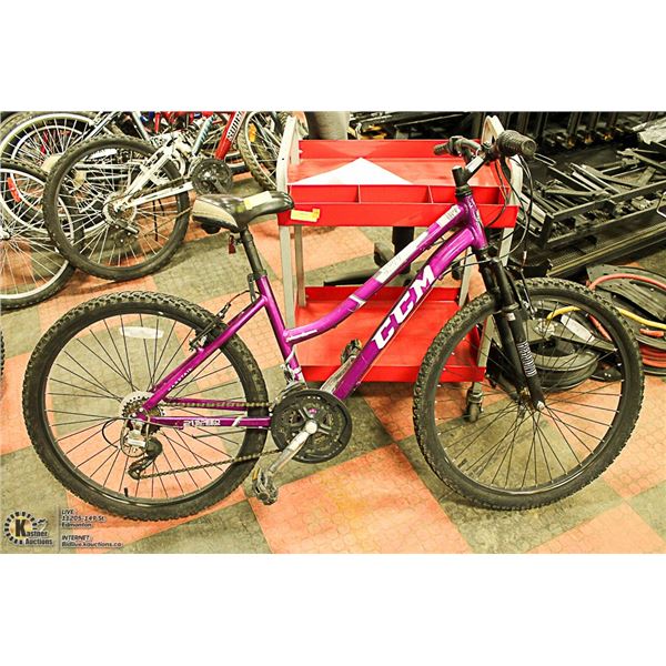 POLICE SEIZURE-PURPLE CCM AS IS BRAKES GOOD AS IS