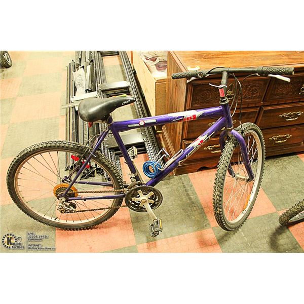 POLICE SEIZURE-PURPLE NEXT AS IS REAR GOOD BRAKE