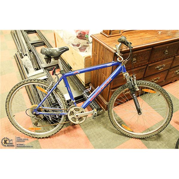 POLICE SEIZURE-BLUE MONGOOSE AS IS 7 SPEED GOOD