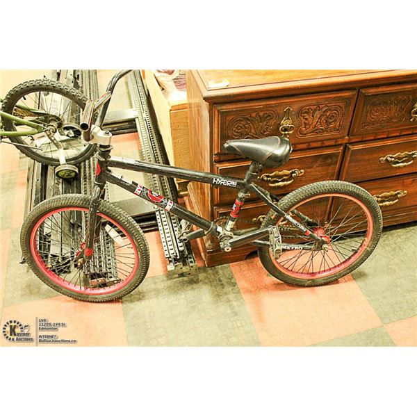 POLICE SEIZURE-BLACK,HYPER AS IS BMX