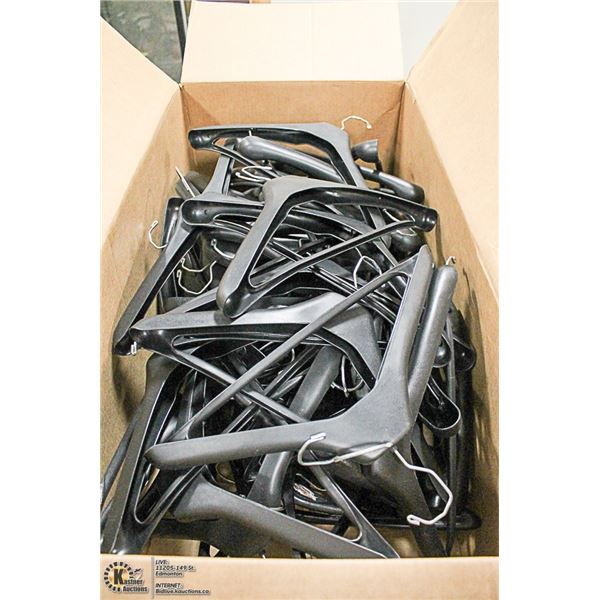 LARGE BOX OF HARLEY DAVIDSON HANGERS
