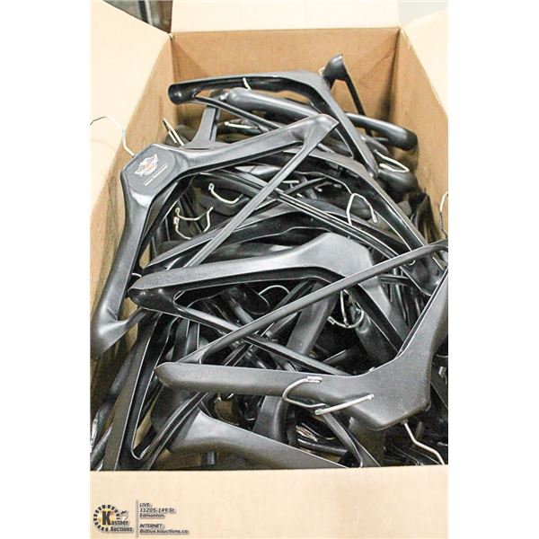 LARGE BOX OF HARLEY DAVIDSON HANGERS