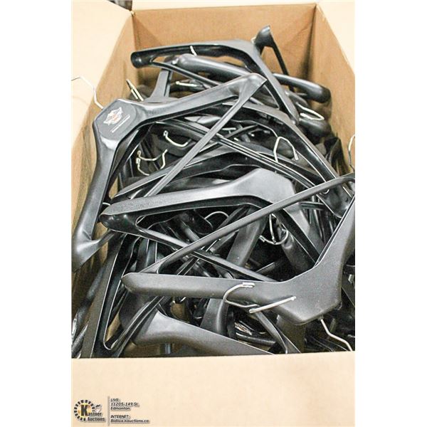 LARGE BOX OF HARLEY DAVIDSON HANGERS