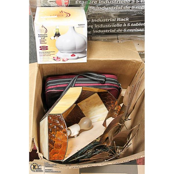 BOX OF ESTATE MISC ITEMS