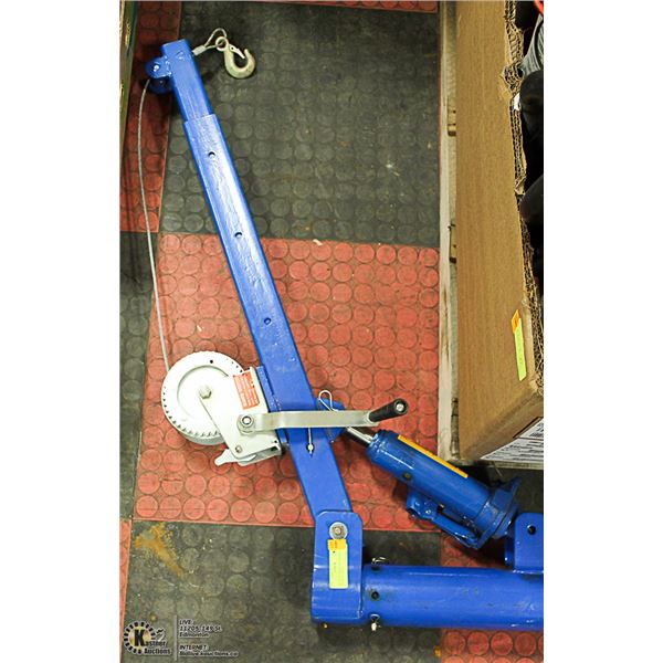 1000 LB TRUCK MOUNT CRANE 3 TON JACK, CABLE