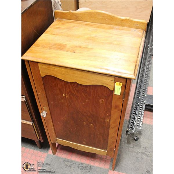 SOLID WOOD CABINET. 20 X 16 X 36