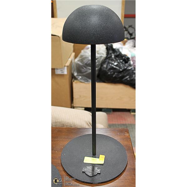 HARLEY DAVIDSON METAL HELMET DISPLAY