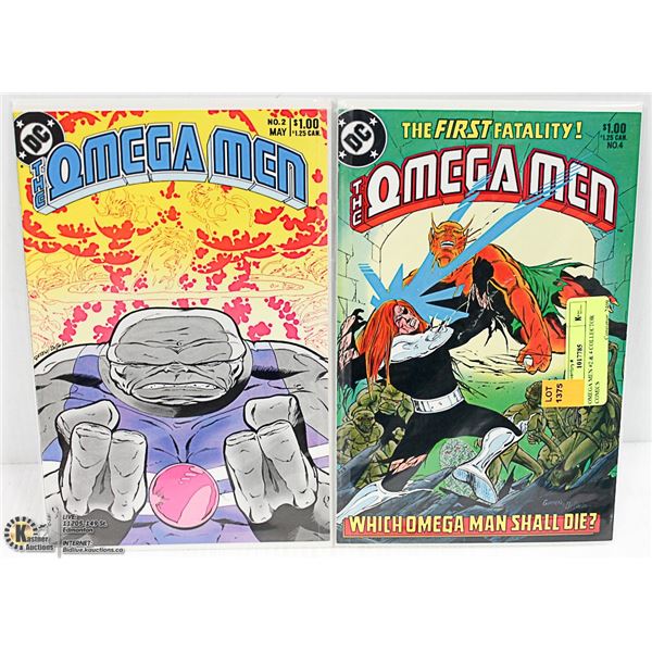 OMEGA MEN #2 & 4 COLLECTOR COMICS